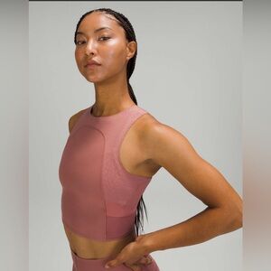 Lululemon Nulu and Mesh Yoga Tank Top Size 2
